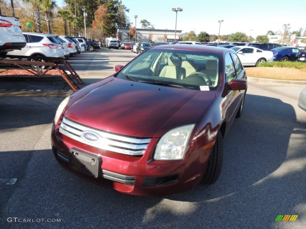 2006 Fusion SE - Merlot Metallic / Camel photo #1
