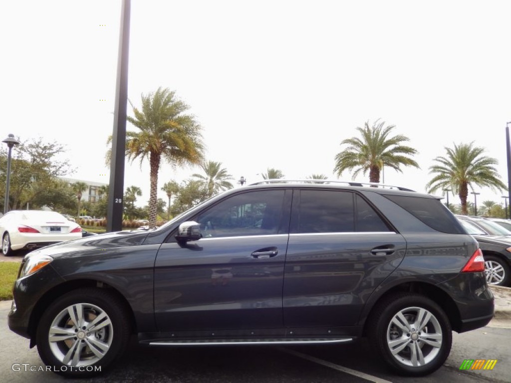 Steel Grey Metallic 2014 Mercedes-Benz ML 350 4Matic Exterior Photo #88278563