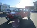 2009 Flame Red Jeep Wrangler Unlimited X 4x4  photo #2