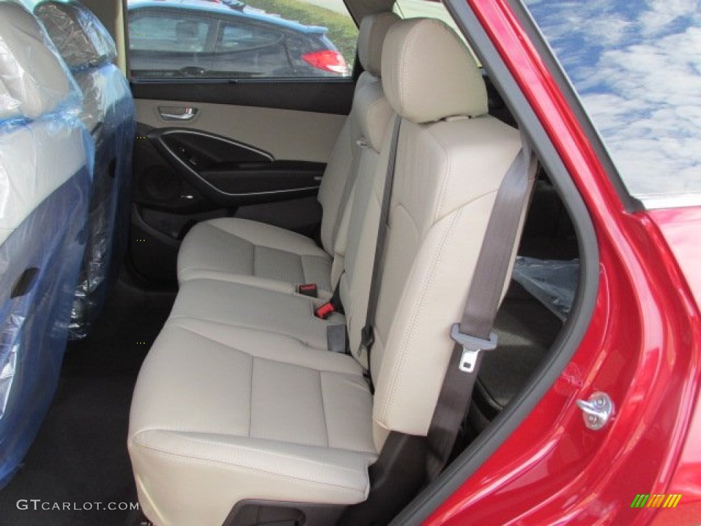 Beige Interior 2014 Hyundai Santa Fe Limited AWD Photo #88282181