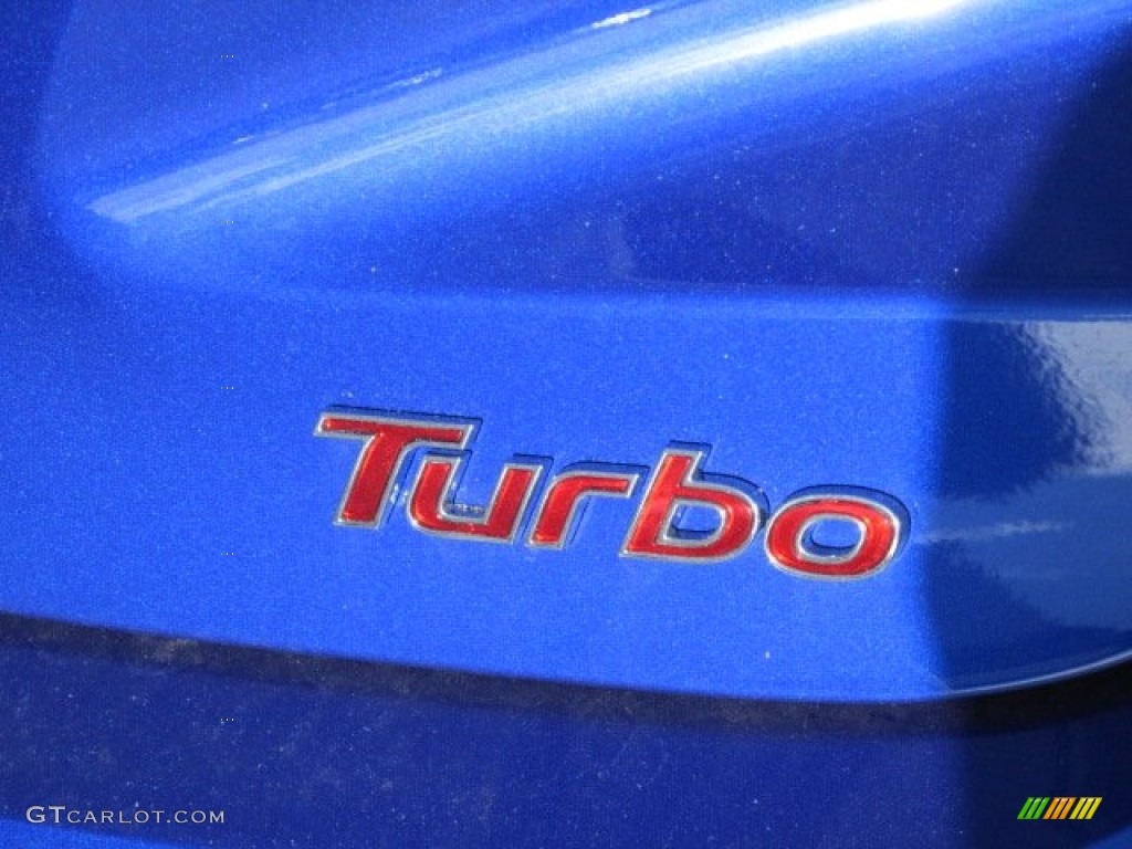 2013 Veloster Turbo - Marathon Blue / Black photo #7