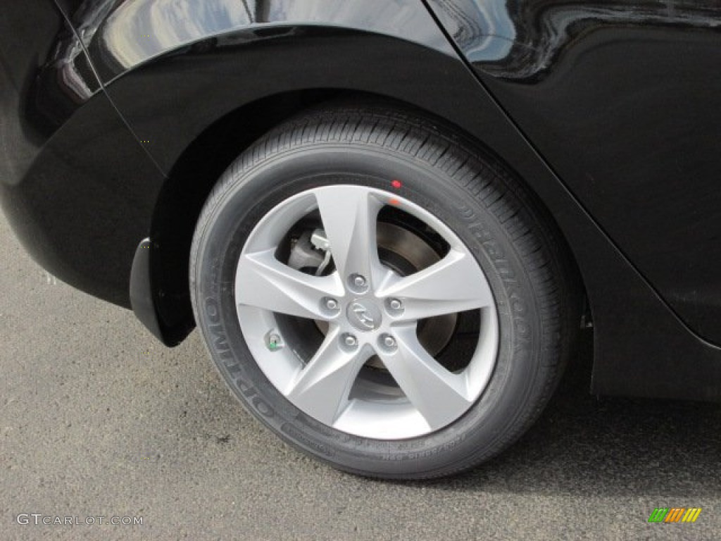2013 Elantra GLS - Black / Gray photo #3