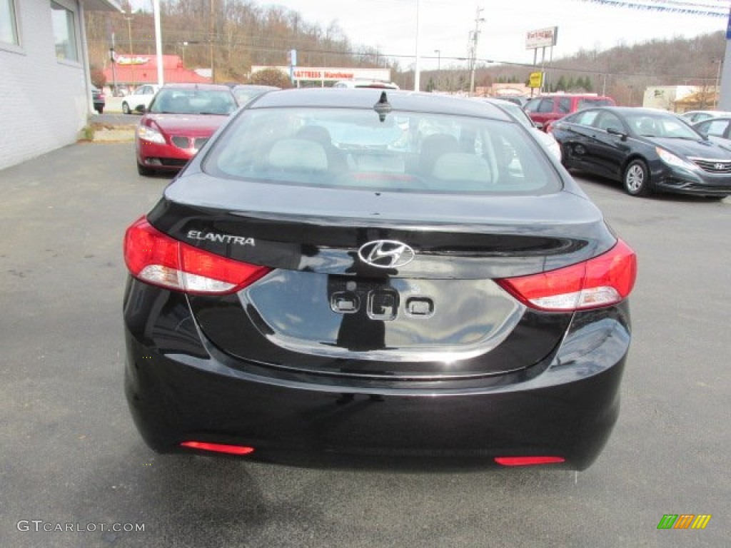 2013 Elantra GLS - Black / Gray photo #5