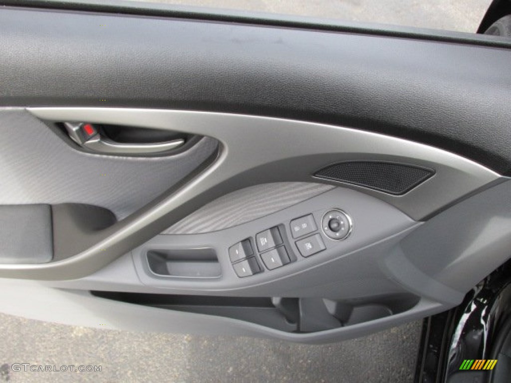2013 Elantra GLS - Black / Gray photo #7