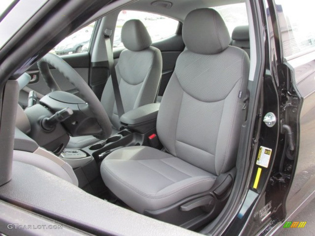 2013 Elantra GLS - Black / Gray photo #8