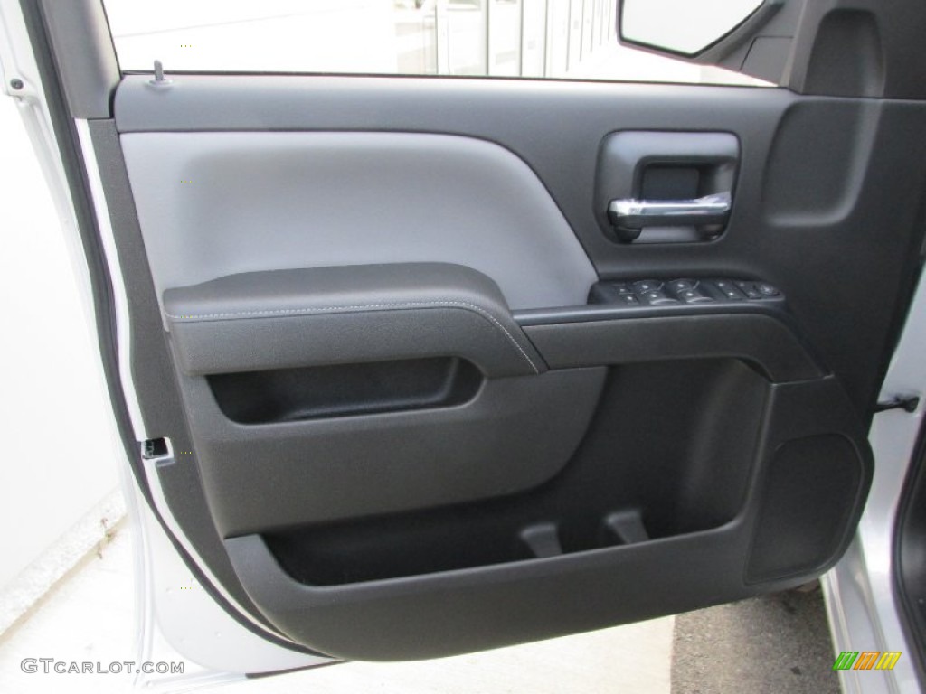 2014 Silverado 1500 WT Double Cab 4x4 - Silver Ice Metallic / Jet Black/Dark Ash photo #11