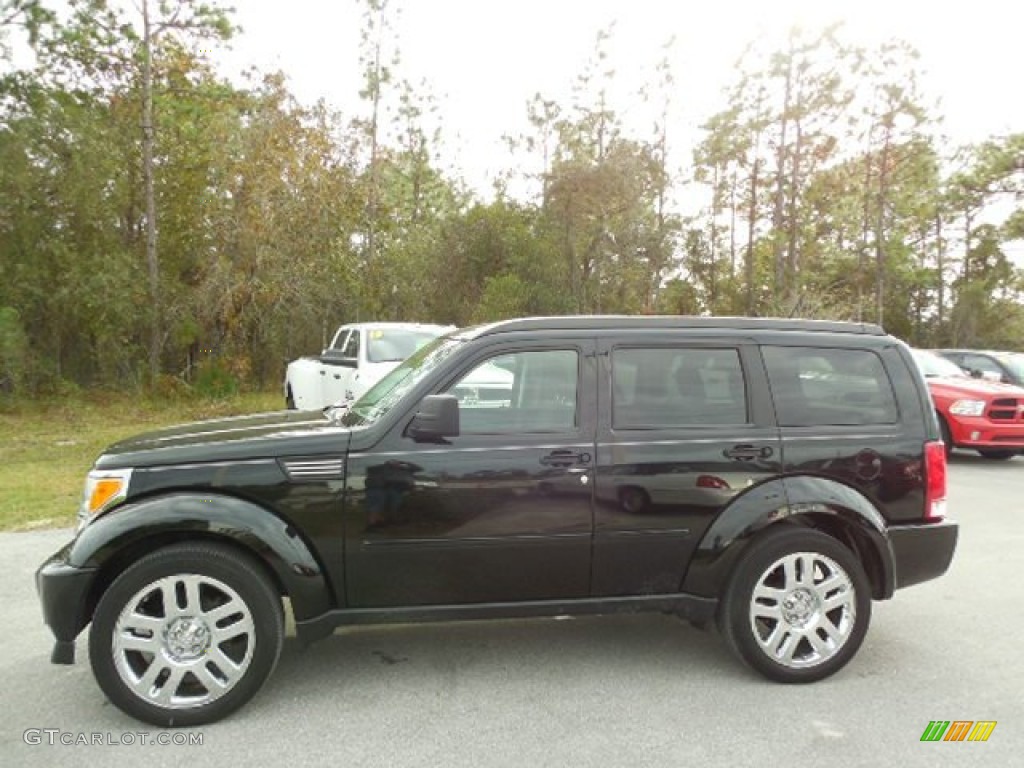 2007 Nitro SLT 4x4 - Black / Dark Slate Gray/Light Slate Gray photo #2