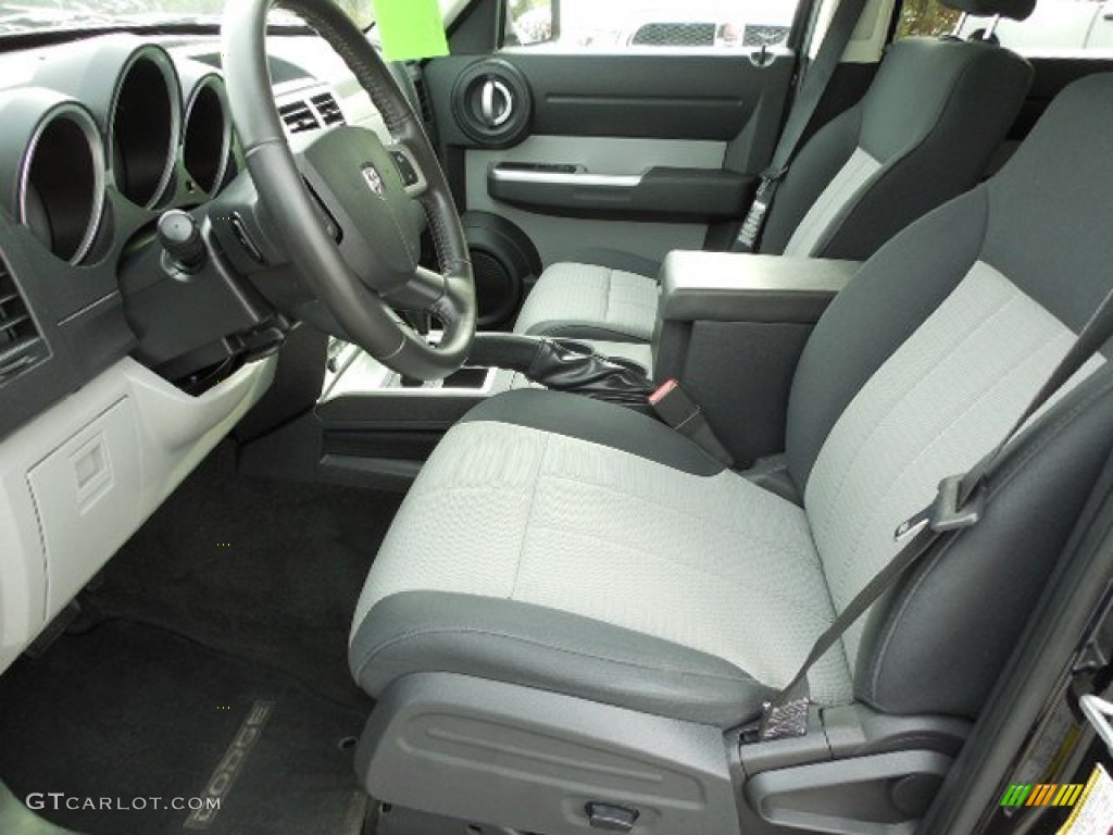 2007 Nitro SLT 4x4 - Black / Dark Slate Gray/Light Slate Gray photo #4