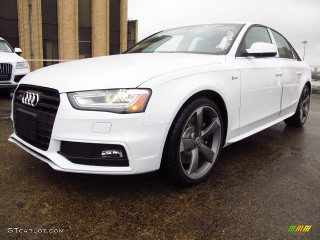 Glacier White Metallic 2014 Audi S4 Prestige 3.0 TFSI quattro Exterior Photo #88284285