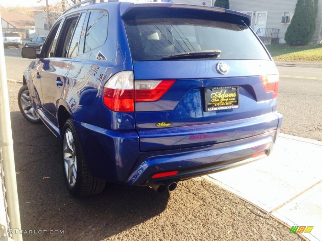 2007 X3 3.0si - Montego Blue Metallic / Sand Beige photo #5