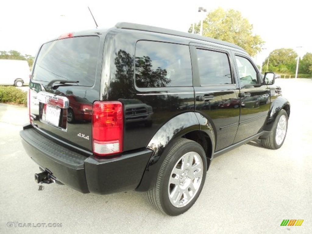 2007 Nitro SLT 4x4 - Black / Dark Slate Gray/Light Slate Gray photo #9