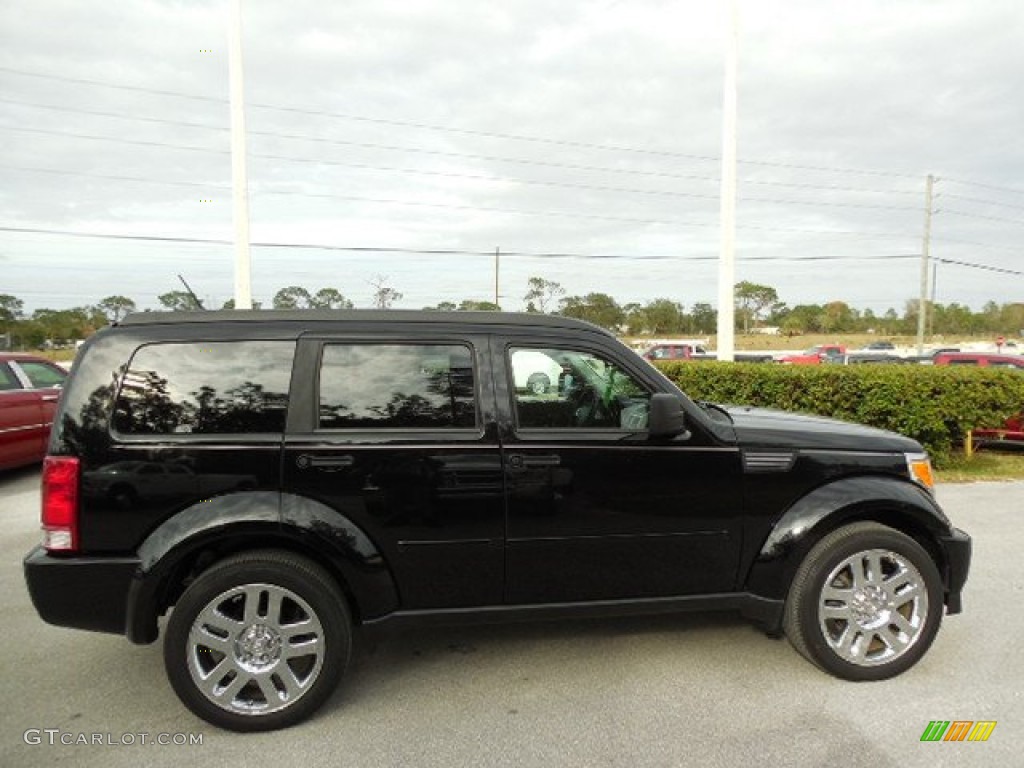 2007 Nitro SLT 4x4 - Black / Dark Slate Gray/Light Slate Gray photo #10