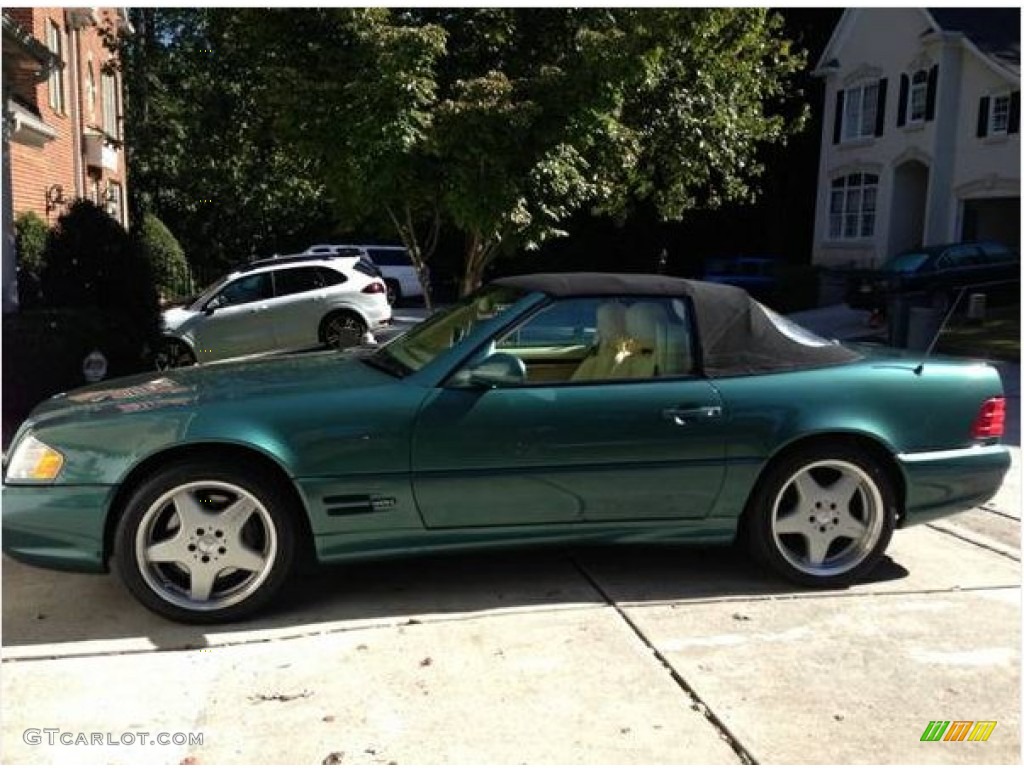 Mineral Green Metallic 2000 Mercedes-Benz SL 500 Roadster Exterior Photo #88284792
