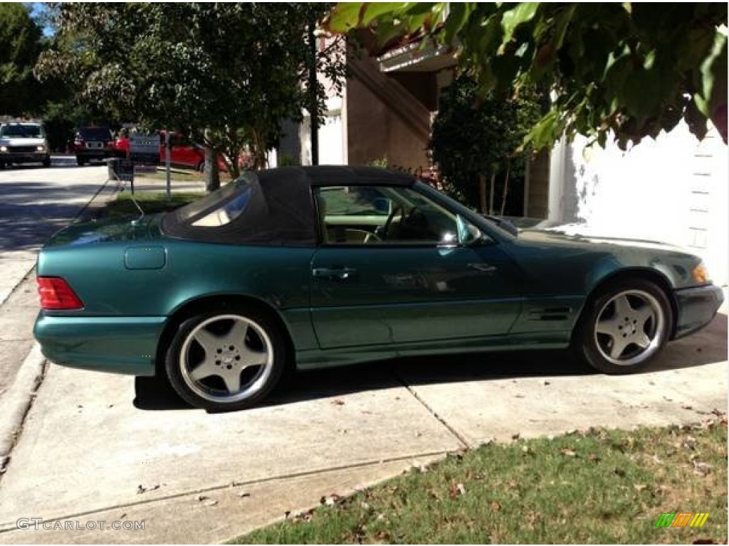 Mineral Green Metallic 2000 Mercedes-Benz SL 500 Roadster Exterior Photo #88284867