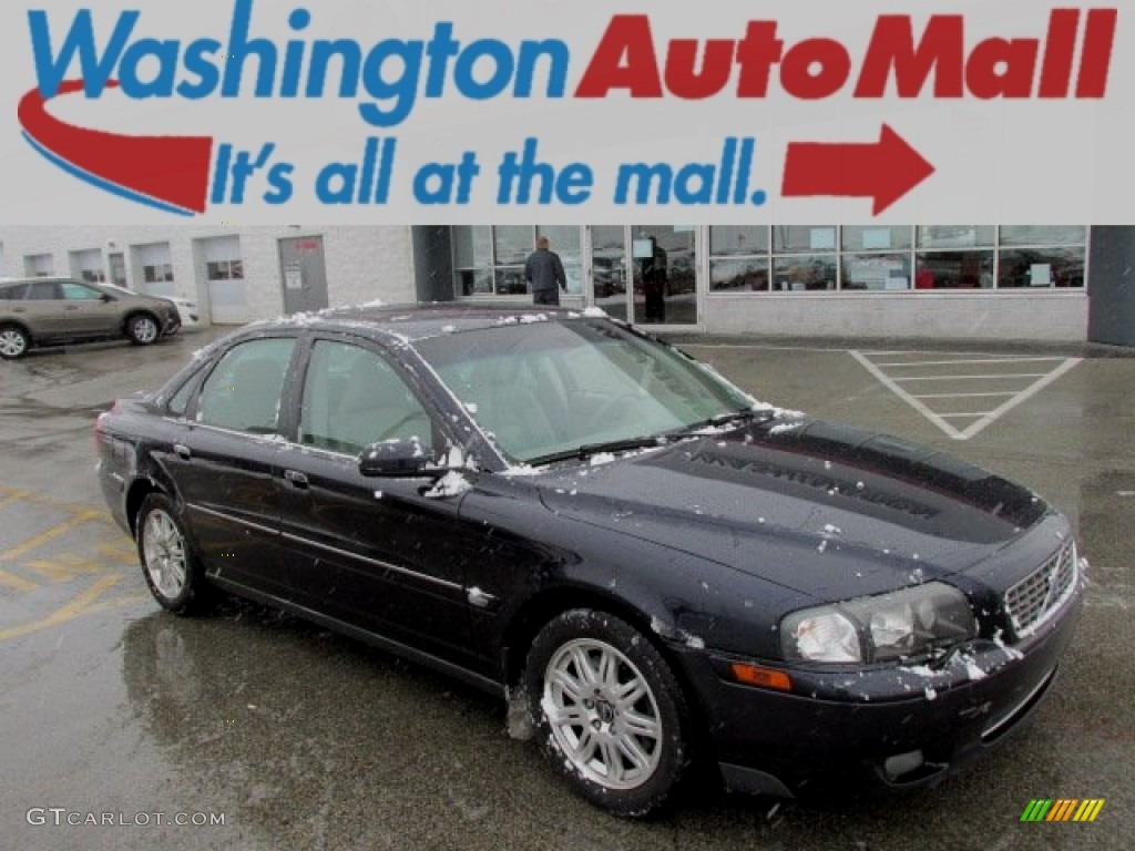 2005 S80 2.5T AWD - Magic Blue Metallic / Light Taupe photo #1