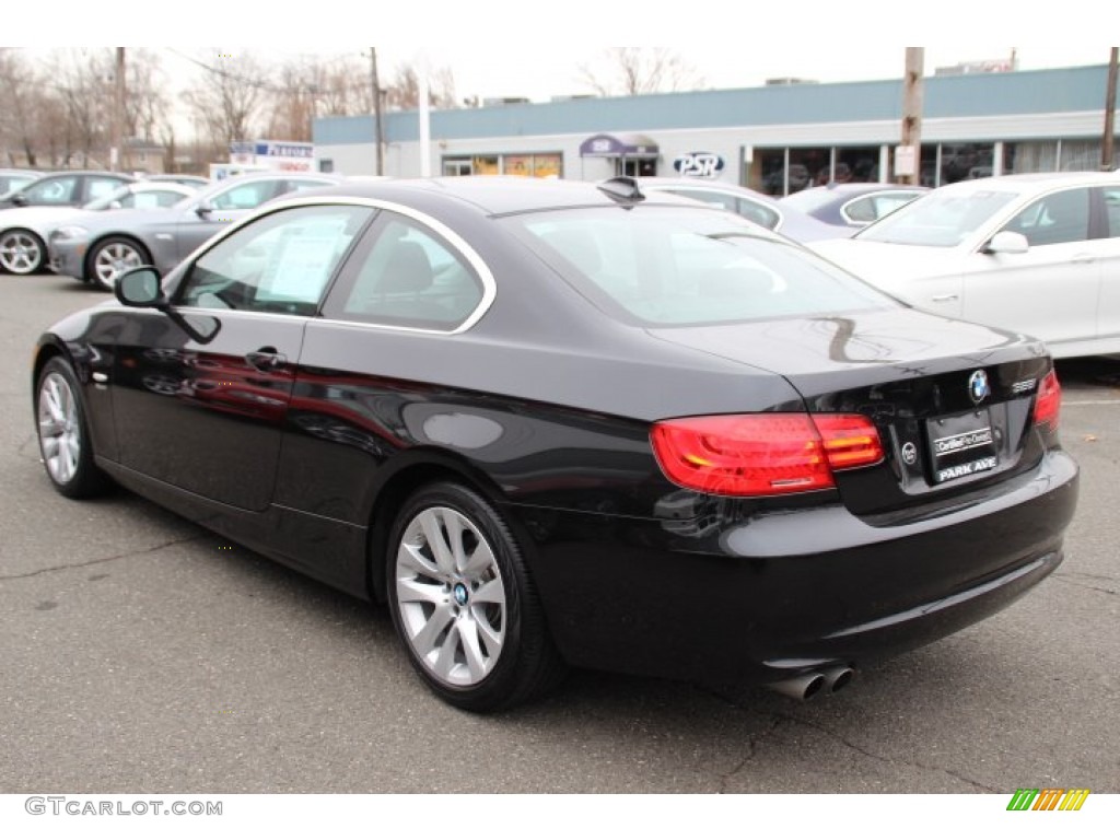 2011 3 Series 328i xDrive Coupe - Jet Black / Black photo #5