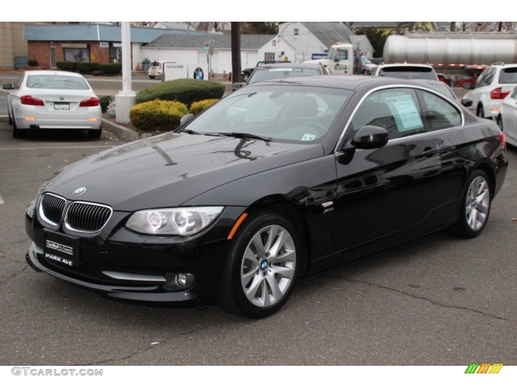 2011 3 Series 328i xDrive Coupe - Jet Black / Black photo #6