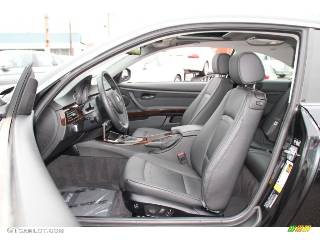 2011 3 Series 328i xDrive Coupe - Jet Black / Black photo #10