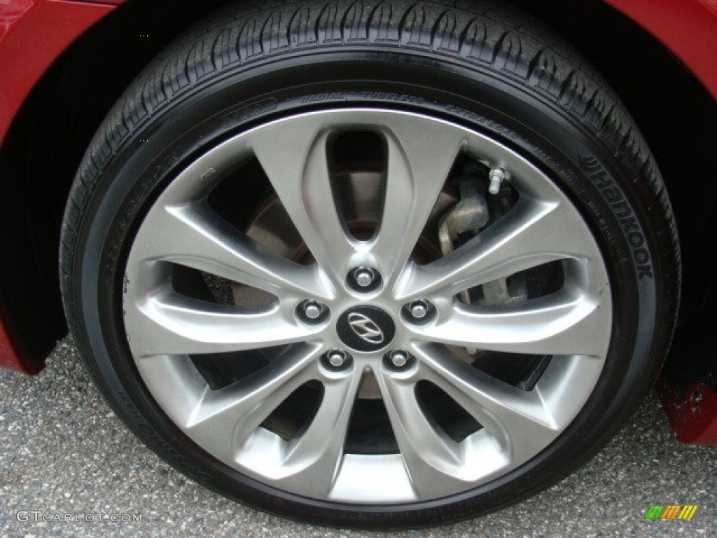 2011 Sonata Limited 2.0T - Venetian Red / Camel photo #14