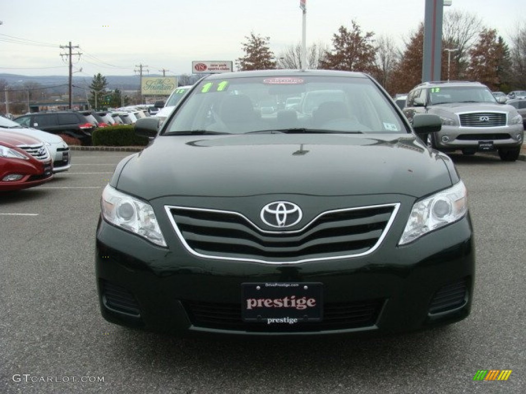 2011 Camry LE - Spruce Green Mica / Bisque photo #2