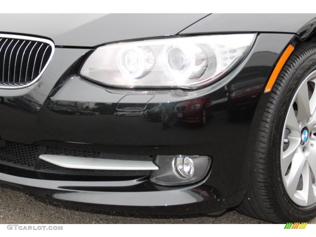 2011 3 Series 328i xDrive Coupe - Jet Black / Black photo #28