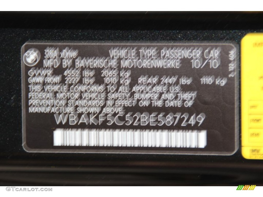 2011 3 Series 328i xDrive Coupe - Jet Black / Black photo #31