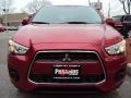2013 Rally Red Metallic Mitsubishi Outlander Sport ES 4WD  photo #2