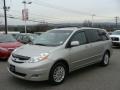 2010 Silver Shadow Pearl Toyota Sienna XLE AWD  photo #3