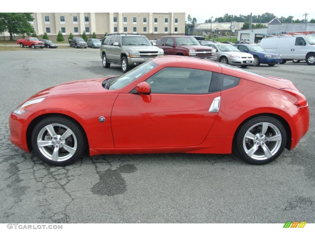 Solid Red 2011 Nissan 370Z Sport Coupe Exterior Photo #88286922