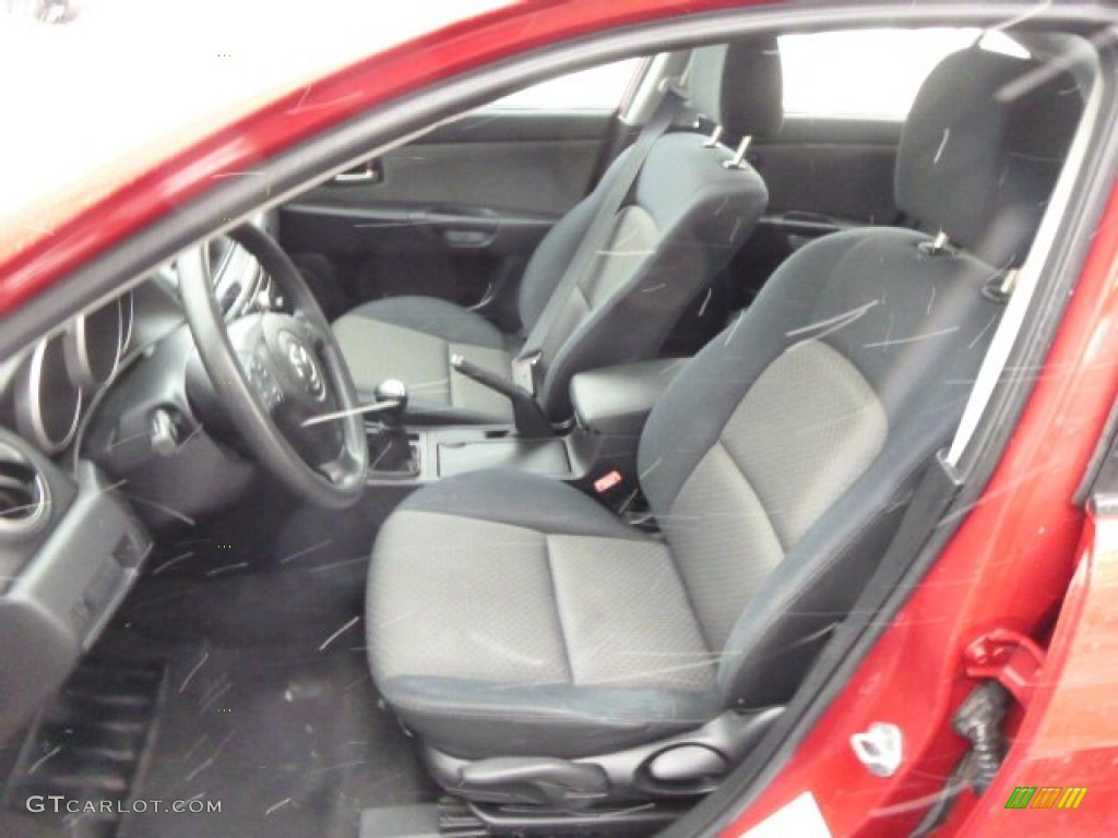 Black Interior 2004 Mazda MAZDA3 i Sedan Photo #88286956