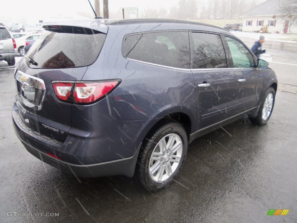 Atlantis Blue Metallic 2014 Chevrolet Traverse LT AWD Exterior Photo #88288452