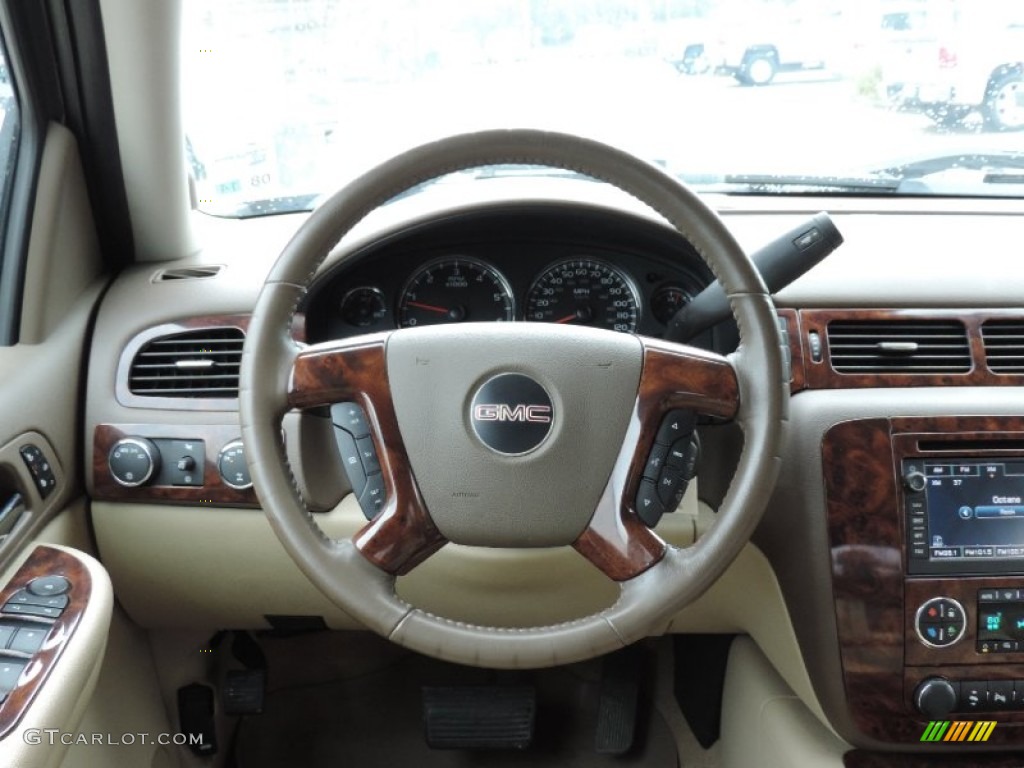 2007 Sierra 1500 SLT Crew Cab 4x4 - Medium Brown Metallic / Very Dark Cashmere/Light Cashmere photo #8