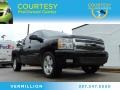 Black 2008 Chevrolet Silverado 1500 LTZ Crew Cab