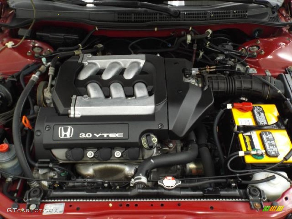 2002 Accord EX V6 Coupe - Firepepper Red Pearl / Ivory photo #7
