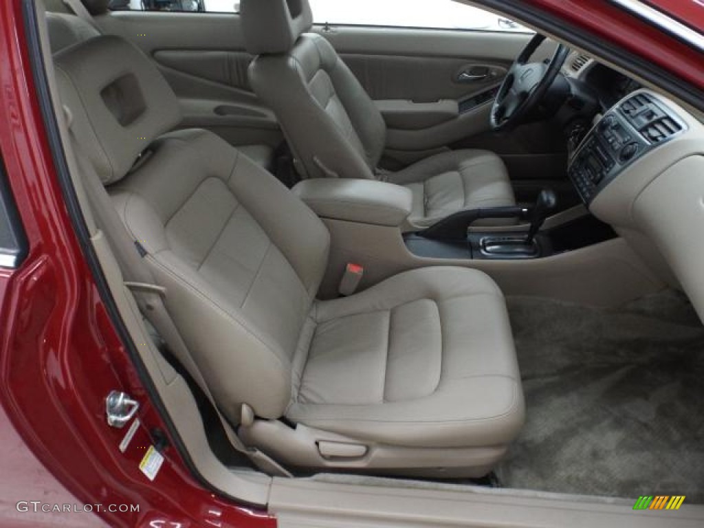 2002 Accord EX V6 Coupe - Firepepper Red Pearl / Ivory photo #23