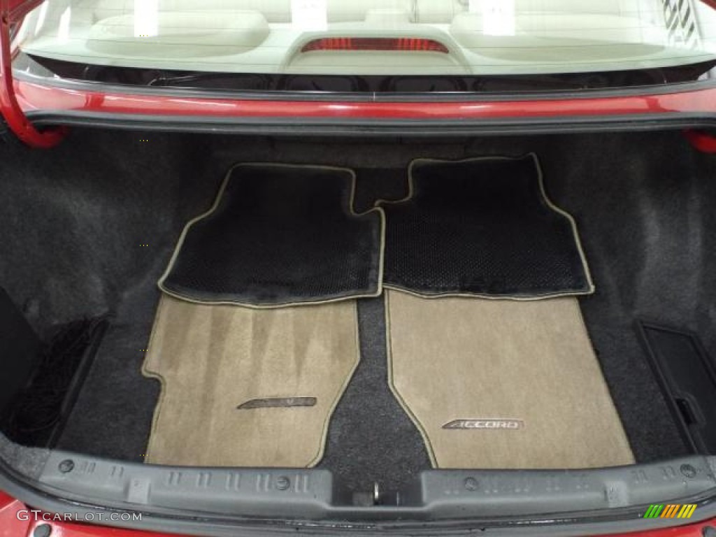2002 Accord EX V6 Coupe - Firepepper Red Pearl / Ivory photo #28