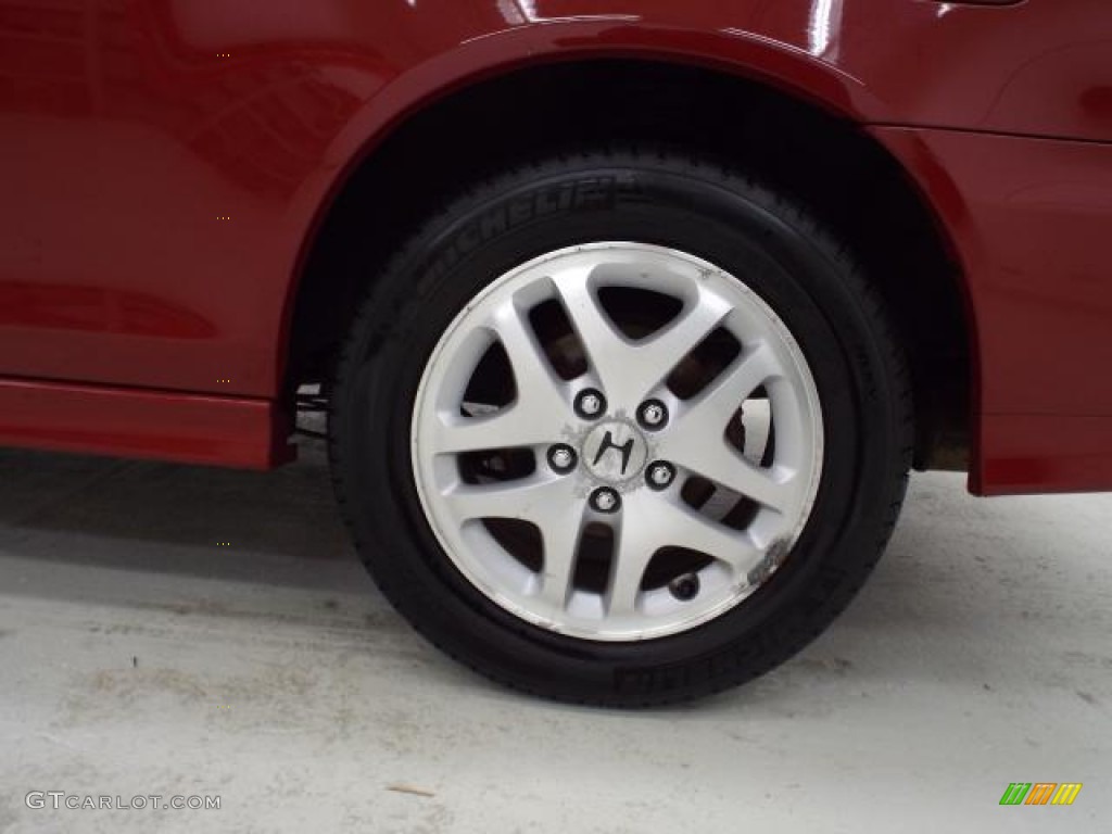 2002 Accord EX V6 Coupe - Firepepper Red Pearl / Ivory photo #30