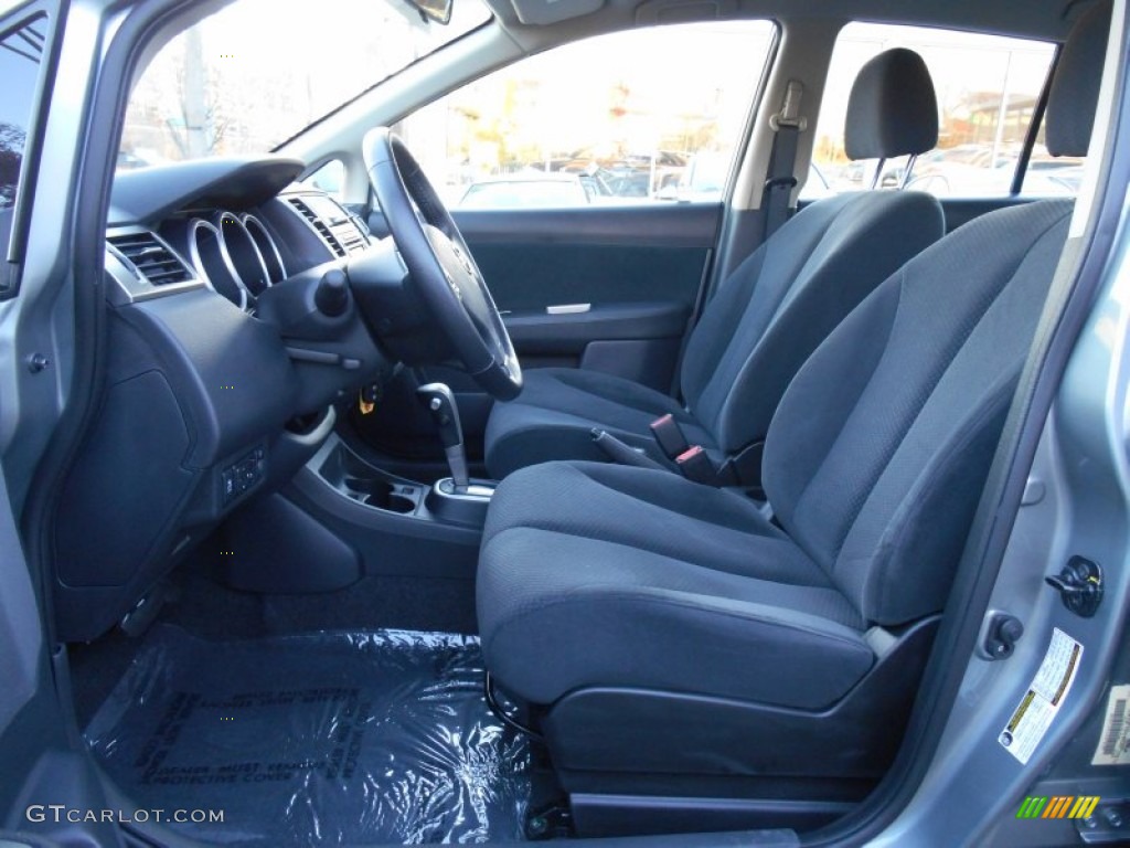 2012 Versa 1.8 S Hatchback - Magnetic Gray Metallic / Charcoal photo #15