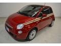 2012 Rosso Brillante (Red) Fiat 500 Pop  photo #8