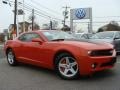 2010 Inferno Orange Metallic Chevrolet Camaro LT Coupe  photo #1