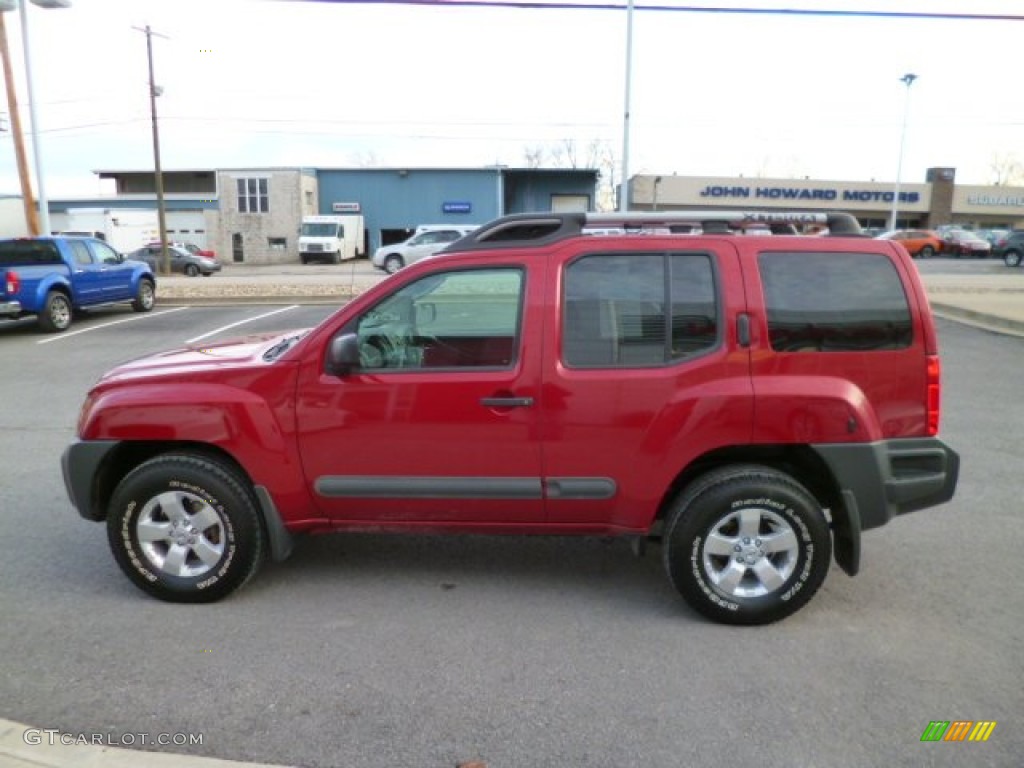 2011 Xterra S 4x4 - Red Brick / Gray photo #8