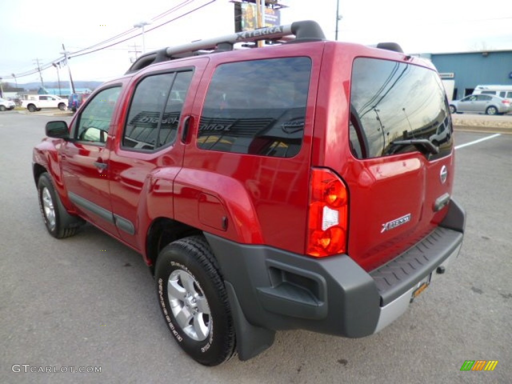 2011 Xterra S 4x4 - Red Brick / Gray photo #9