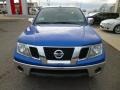 2014 Metallic Blue Nissan Frontier SL Crew Cab 4x4  photo #2