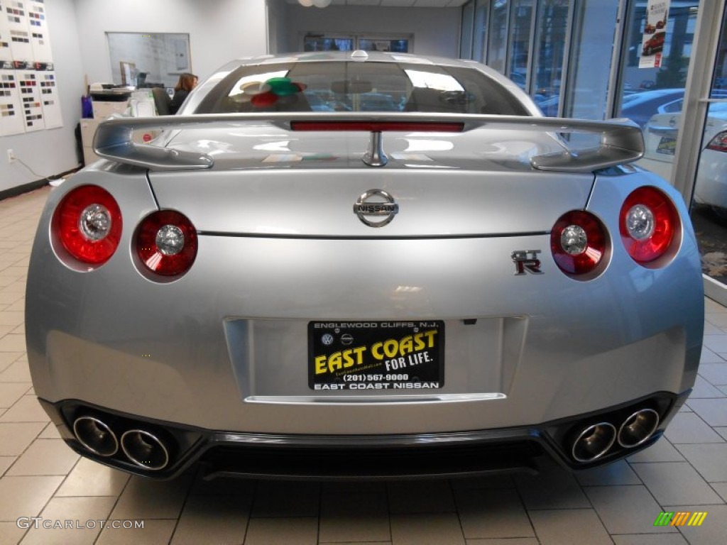 2014 GT-R Premium - Super Silver / Black Leather/Synthetic Suede photo #5