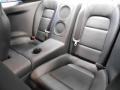 2014 Nissan GT-R Black Leather/Synthetic Suede Interior Rear Seat Photo