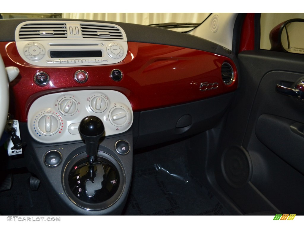 2012 500 Pop - Rosso Brillante (Red) / Tessuto Grigio/Avorio (Grey/Ivory) photo #25
