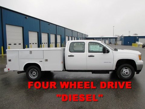 2014 GMC Sierra 3500HD Crew Cab 4x4 Dually Utility Data, Info and Specs