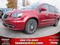 Deep Cherry Red Crystal Pearl 2014 Chrysler Town & Country S
