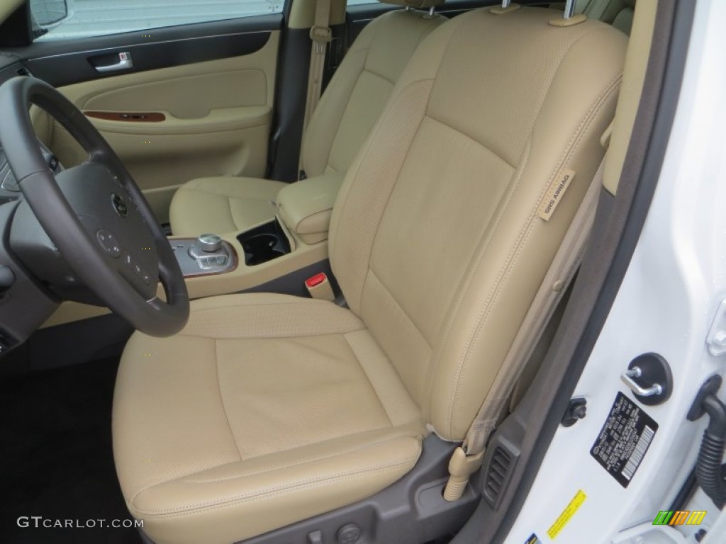Cashmere Interior 2012 Hyundai Genesis 3.8 Sedan Photo #88291596