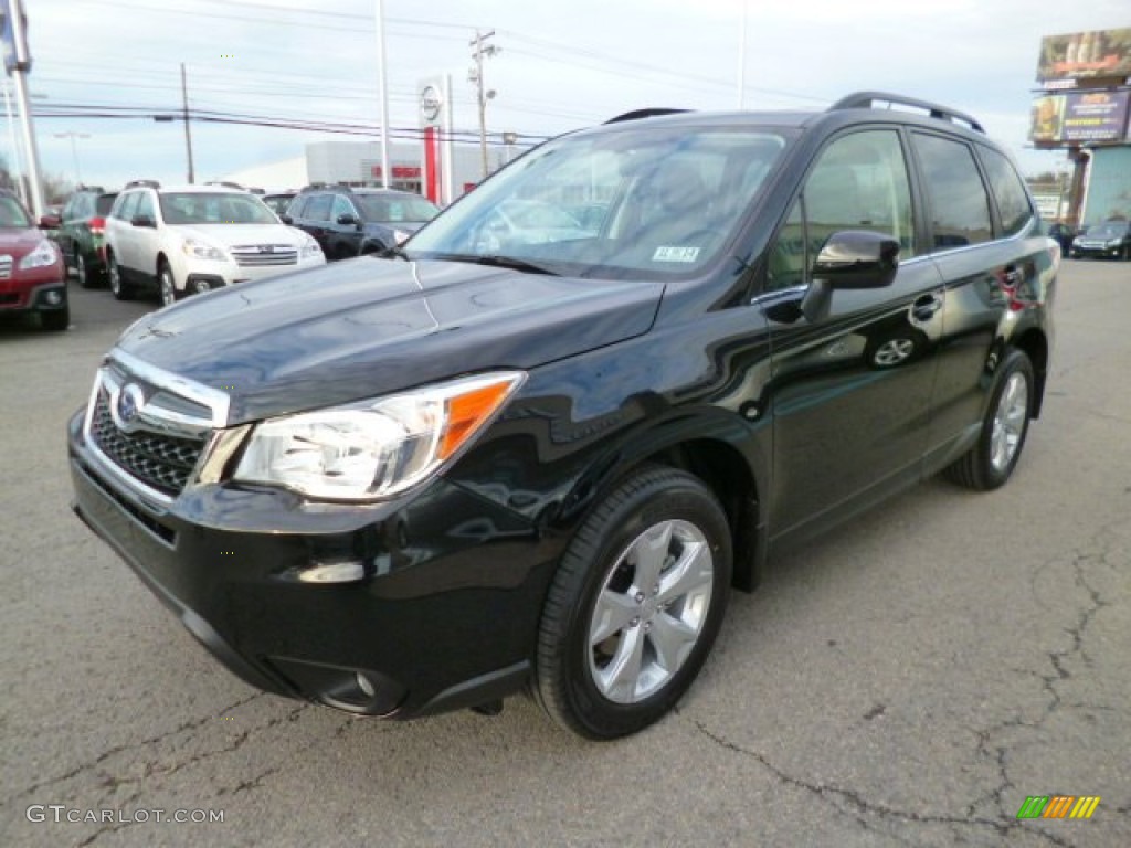 Crystal Black Silica 2014 Subaru Forester 2.5i Limited Exterior Photo #88291705
